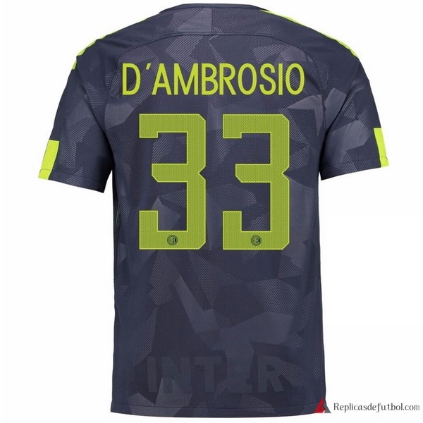 Camiseta Inter Tercera equipación D'Ambrosio 2017-2018